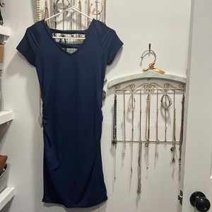 Navy stretchy dress